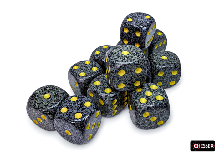 Chessex Speckled Urban Camo 16mm D6 Dice (12ct)