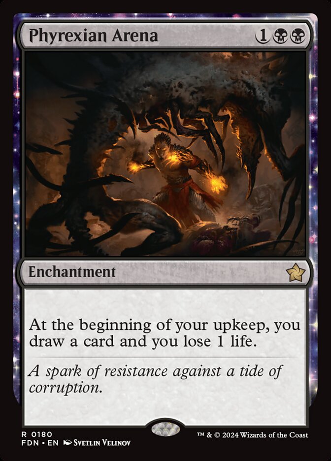 Phyrexian Arena - Foundations #180 (Lightly Played)