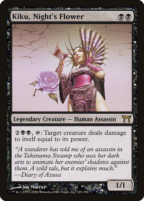 Kiku, Night's Flower - Champions of Kamigawa #121 (Lightly Played)