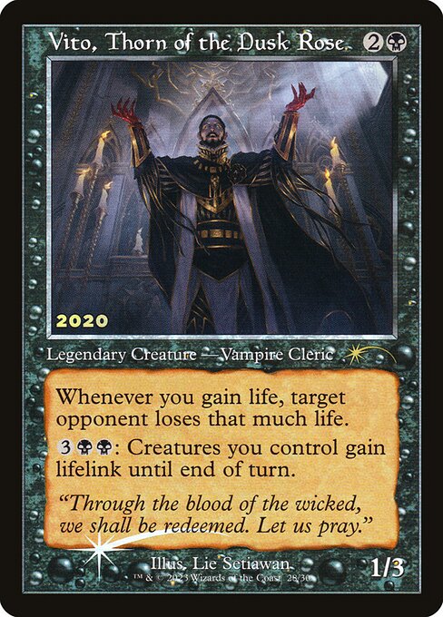 Vito, Thorn of the Dusk Rose - 30th Anniversary Promos #28 (Lightly Played Foil)