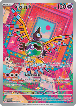 Sigilyph Holofoil - White Flare #121 (Near Mint)