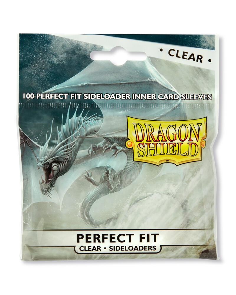 Dragon Shield Perfect Fit Side-Load Clear Card Sleeves (100ct)