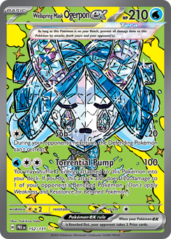 Wellspring Mask Ogerpon ex Holofoil - Prismatic Evolutions #152 (Near Mint)