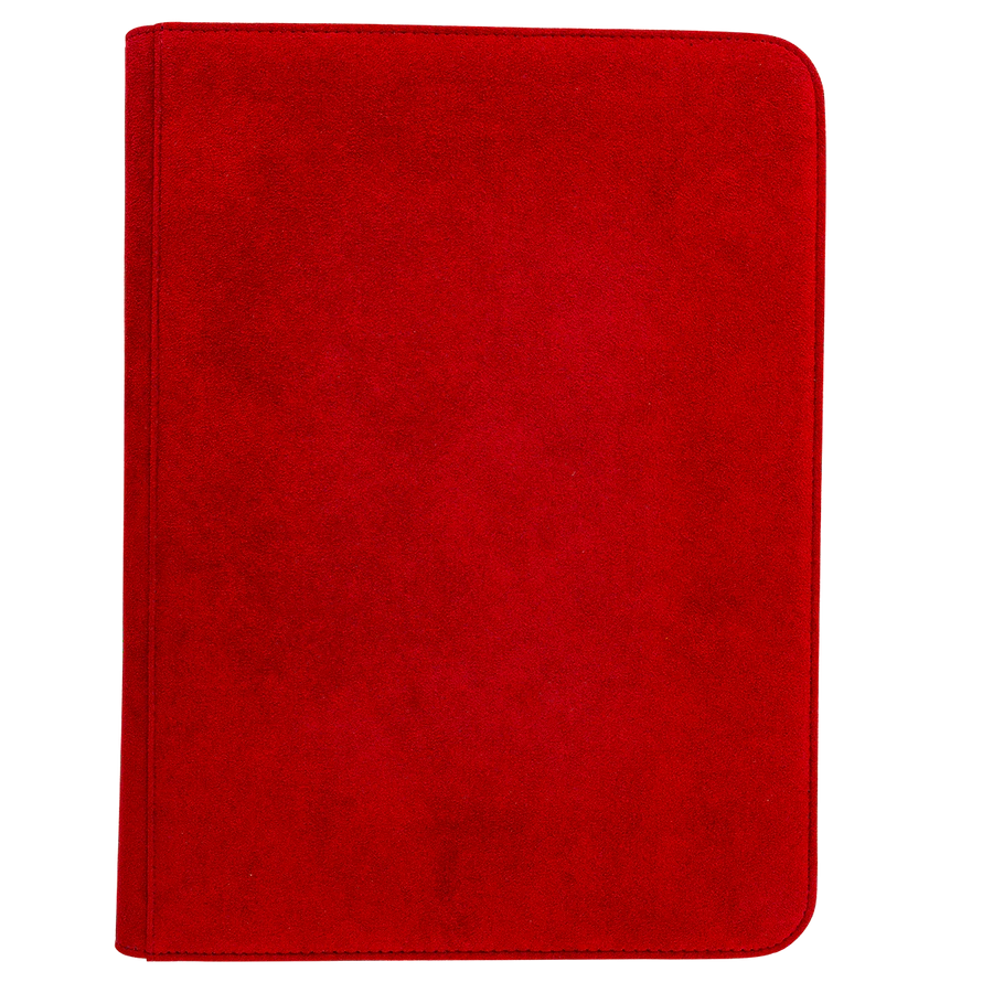 Ultra PRO 9-Pocket Zippered Vivid Deluxe Red TCG Binder