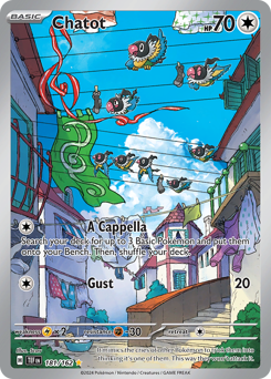 Chatot Holofoil - Temporal Forces #181 (Near Mint)