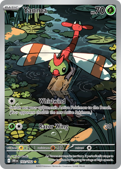 Yanma Holofoil - Destined Rivals #183 (Near Mint)