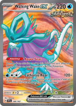 Walking Wake ex Holofoil - Temporal Forces #189 (Near Mint)
