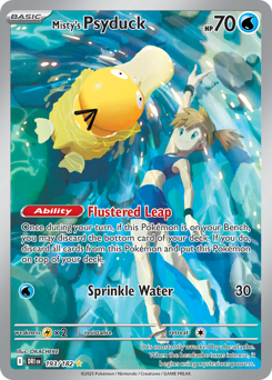 Misty's Psyduck Holofoil - Destined Rivals #193 (Near Mint)