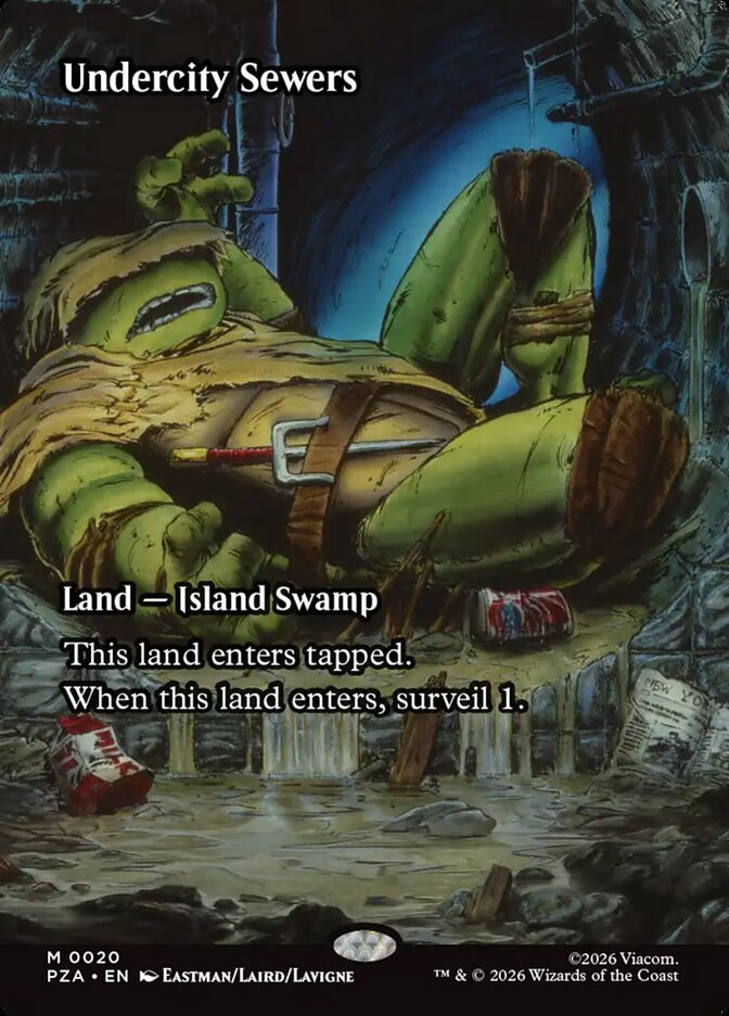Undercity Sewers - Teenage Mutant Ninja Turtles Source Material #20 (Lightly Played)
