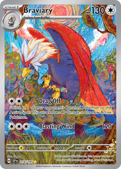 Braviary Holofoil - Surging Sparks #214 (Near Mint)