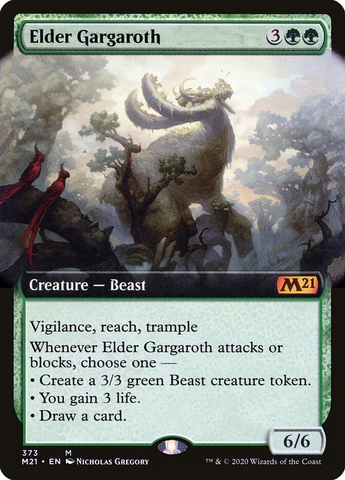 Elder Gargaroth (Extended Art) - Core Set 2021 #373 (Lightly Played)