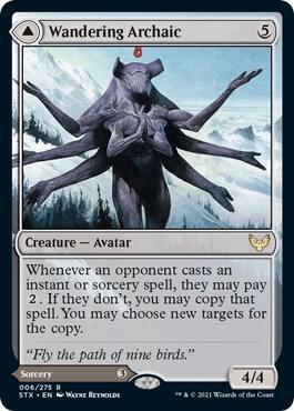 Wandering Archaic - Strixhaven: School of Mages #6 (Near Mint Foil)