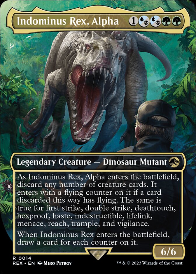 Indominus Rex, Alpha - Jurassic World Collection #14 (Lightly Played)