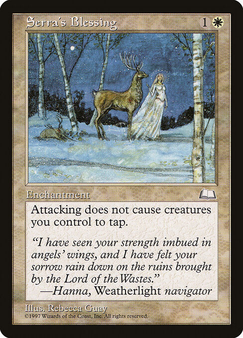 Serra's Blessing - Weatherlight #25 (Near Mint)