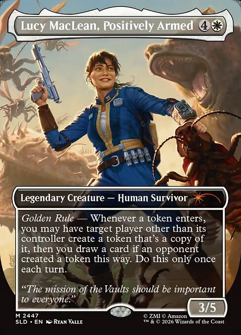 Lucy MacLean, Positively Armed - Secret Lair Drop #2447 (Near Mint)