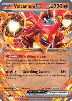 Volcanion ex Holofoil - Journey Together #31 (Near Mint)