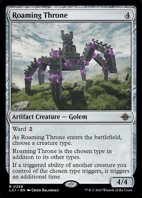 Roaming Throne - The Lost Caverns of Ixalan #258 (Lightly Played)