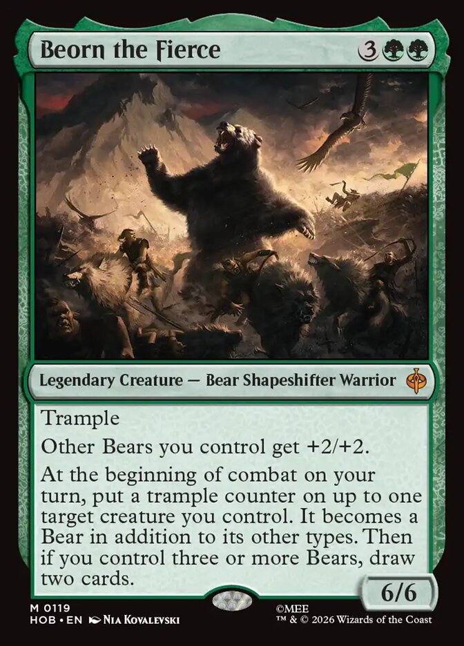 Beorn the Fierce - The Hobbit #119 (Lightly Played)