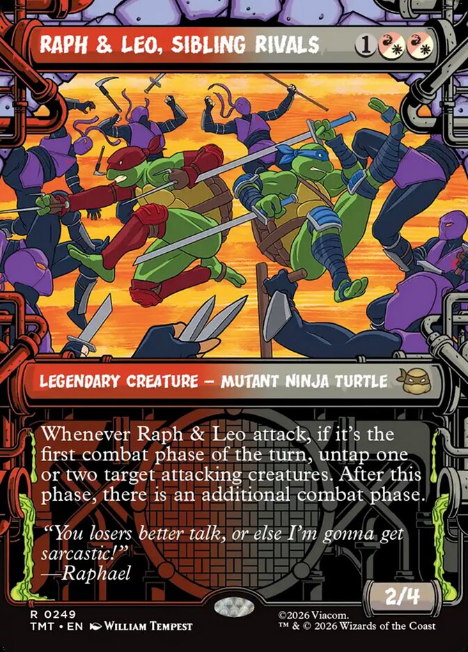 Raph & Leo, Sibling Rivals - Teenage Mutant Ninja Turtles #249 (Lightly Played)