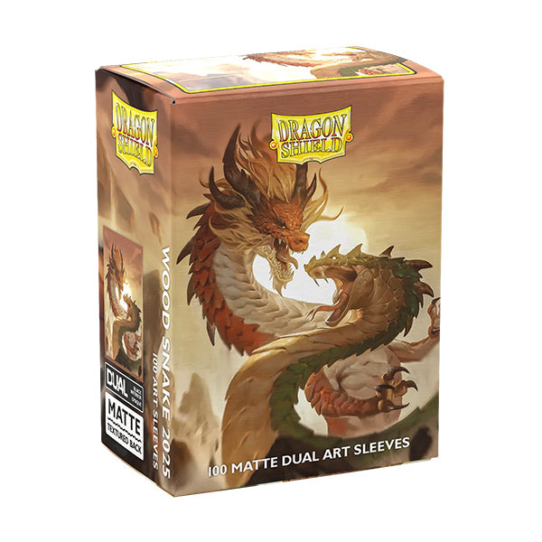 Dragon Shield Dual Matte Wood Snake Art Card Sleeves (100ct)