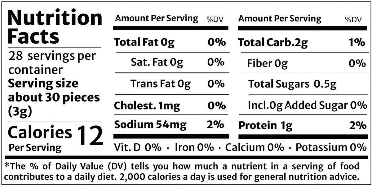 Japanese Fish Cake - 3 oz bag
