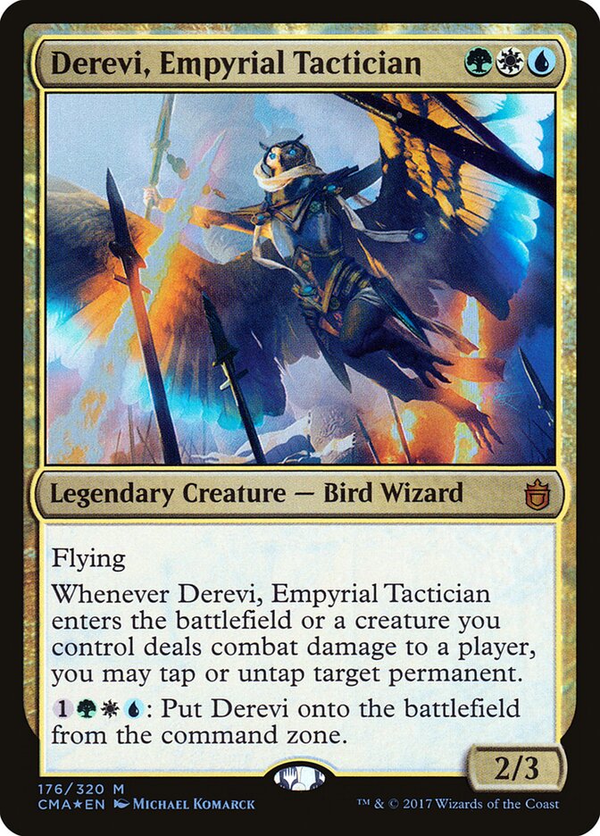 Derevi, Empyrial Tactician - Commander Anthology #176 (Lightly Played Foil)