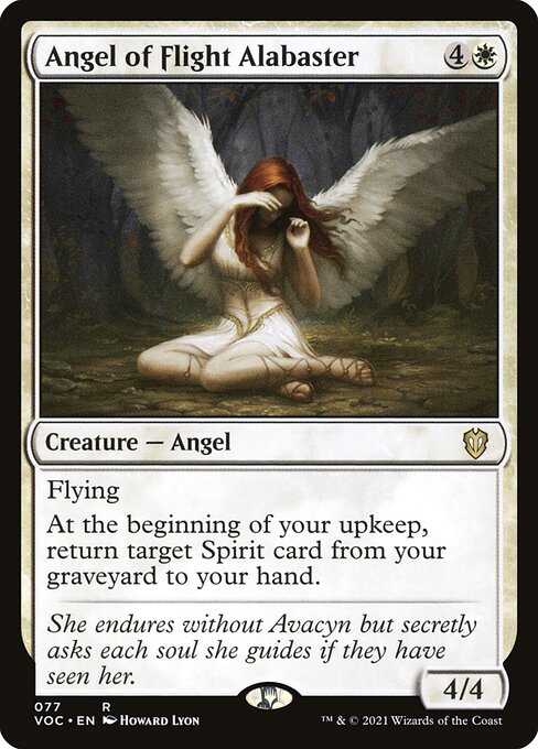 Angel of Flight Alabaster - Crimson Vow Commander #77 (Near Mint)