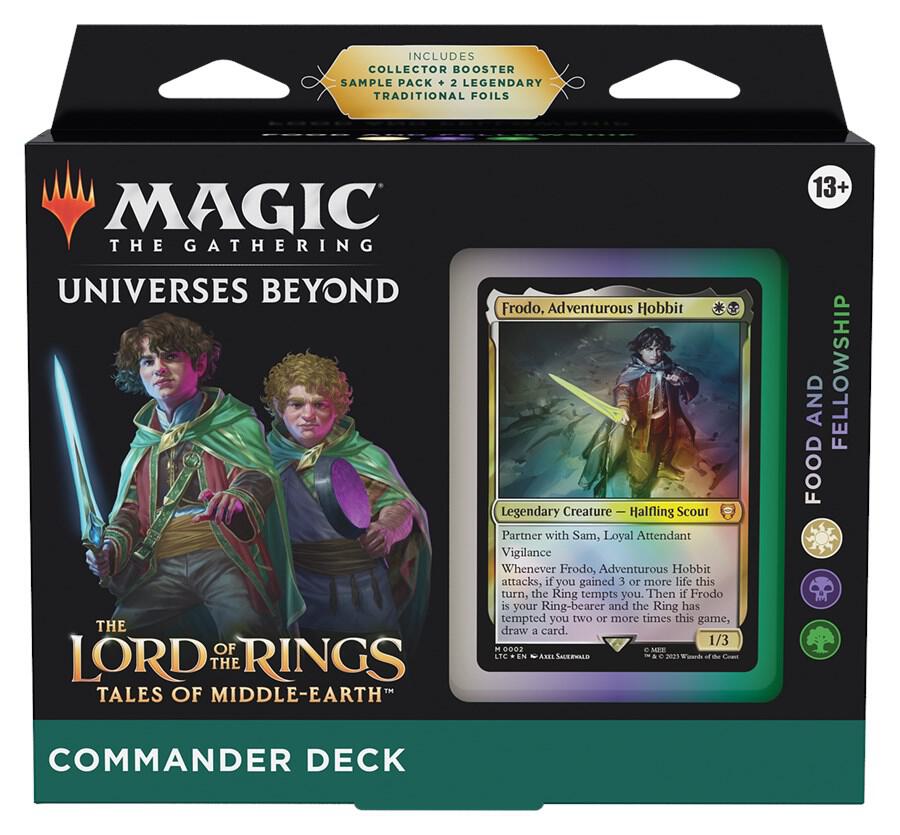 Magic: The Gathering Universes Beyond Lord of the Rings Commander Deck — Food and Fellowship