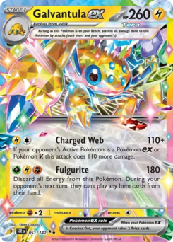 Galvantula ex Holofoil - Stellar Crown #51 (Near Mint)