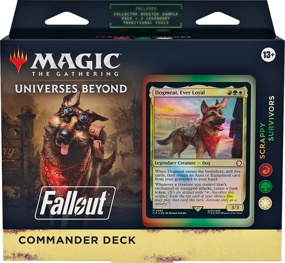 Magic: The Gathering Universes Beyond Fallout Commander Deck — Scrappy Survivors