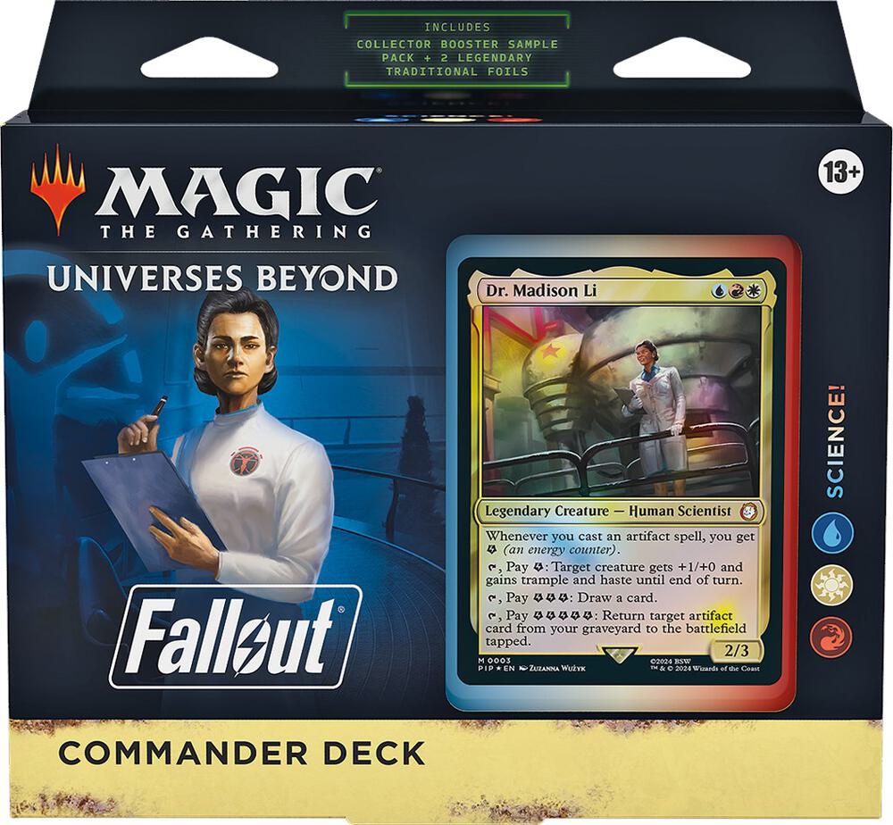 Magic: The Gathering Universes Beyond Fallout Commander Deck — Science!