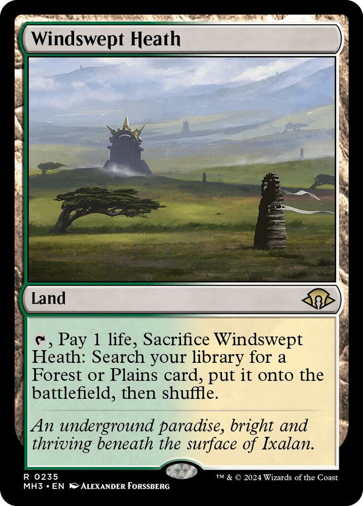 Windswept Heath - Modern Horizons 3 #235 (Lightly Played)