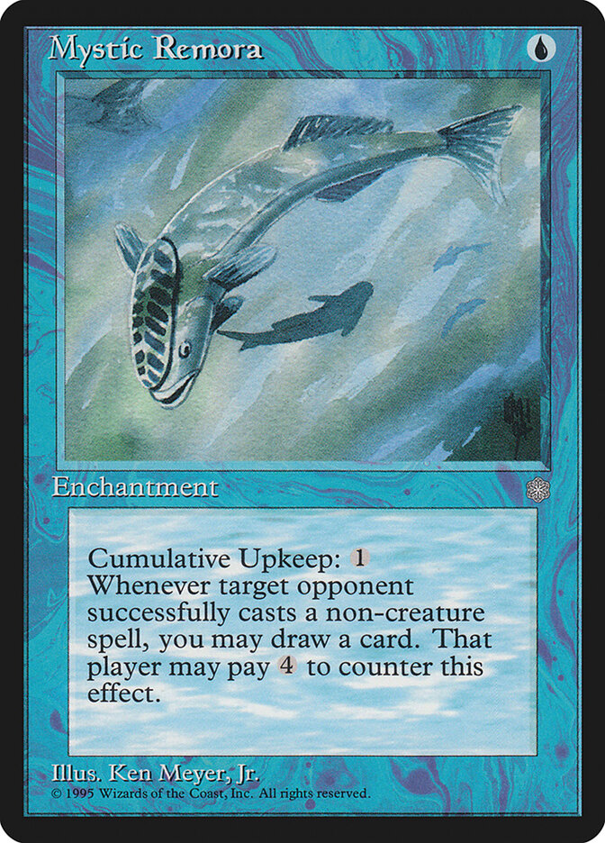 Mystic Remora - Ice Age #87 (Moderately Played)