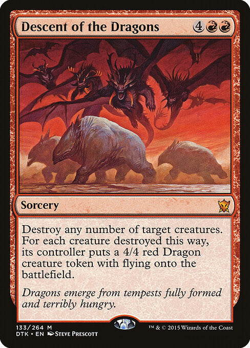 Descent of the Dragons - Dragons of Tarkir #133 (Near Mint)