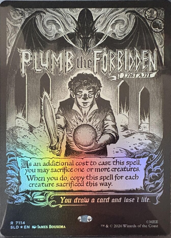 Plumb the Forbidden - Secret Lair Drop #7114 (Lightly Played Foil)