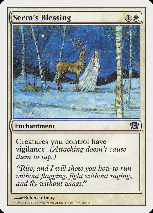 Serra's Blessing - Ninth Edition #44 (Near Mint)
