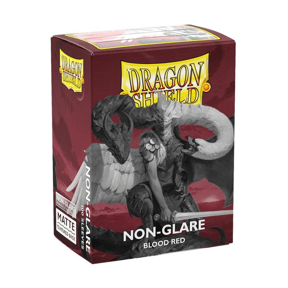 Dragon Shield Standard Non-Glare Blood Red Card Sleeves (100ct)
