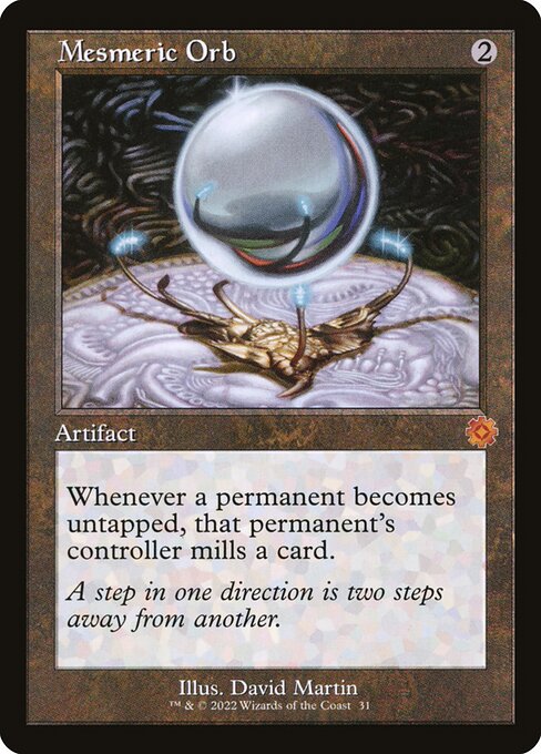 Mesmeric Orb - The Brothers' War Retro Artifacts #31 (Near Mint Foil)