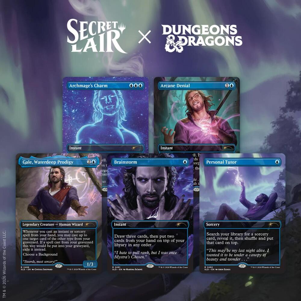 Magic: The Gathering Secret Lair Dungeons & Dragons: Gale's Ambition — Non-Foil Edition
