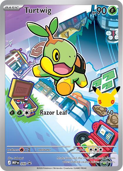 Turtwig - Mega evolutions promo #040 (Near Mint)