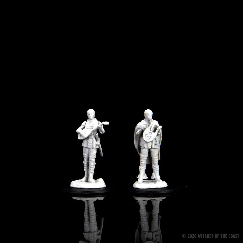 WizKids Dungeons & Dragons Nolzur's Marvelous Miniatures Unpainted Minis Wave 7 Female Half-Elf Bard