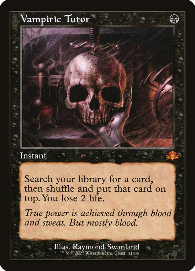 Vampiric Tutor - Dominaria Remastered #314 (Lightly Played)