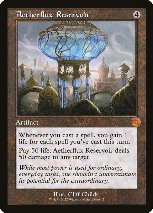 Aetherflux Reservoir - The Brothers' War Retro Artifacts #2 (Near Mint)