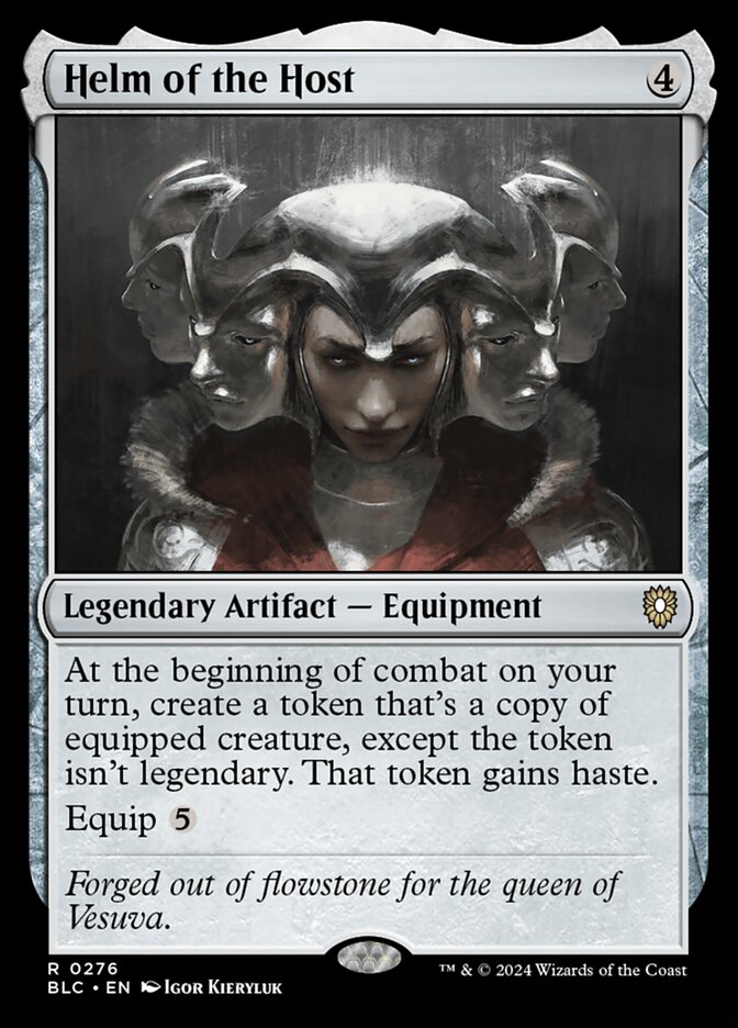 Helm of the Host - Bloomburrow Commander #276 (Lightly Played)
