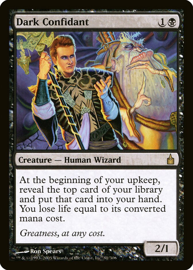 Dark Confidant - Ravnica: City of Guilds #81 (Lightly Played)