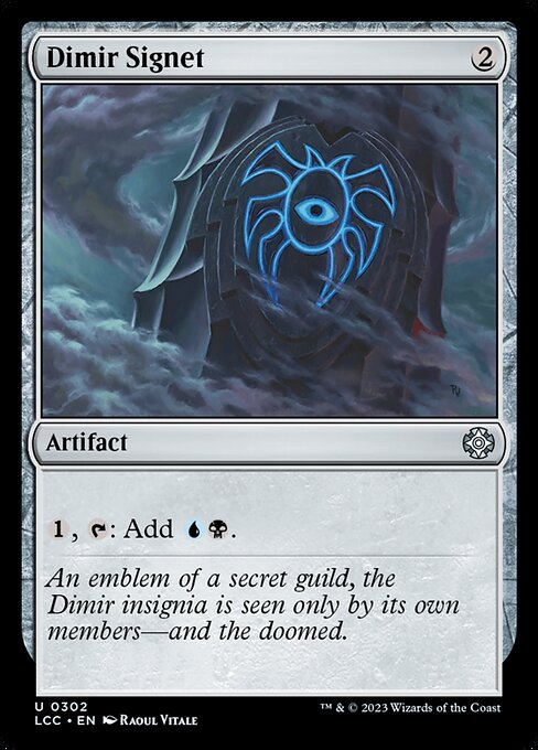 Dimir Signet - The Lost Caverns of Ixalan Commander #302 (Near Mint)