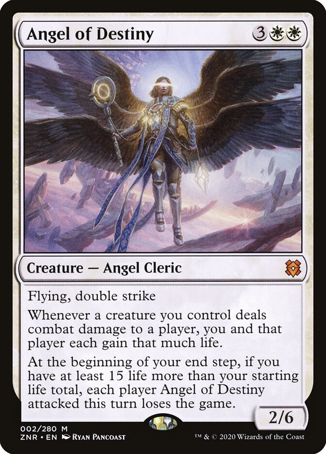 Angel of Destiny - Zendikar Rising #2 (Lightly Played)