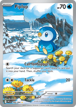 Piplup Holofoil - Phantasmal Flames #98 (Near Mint)