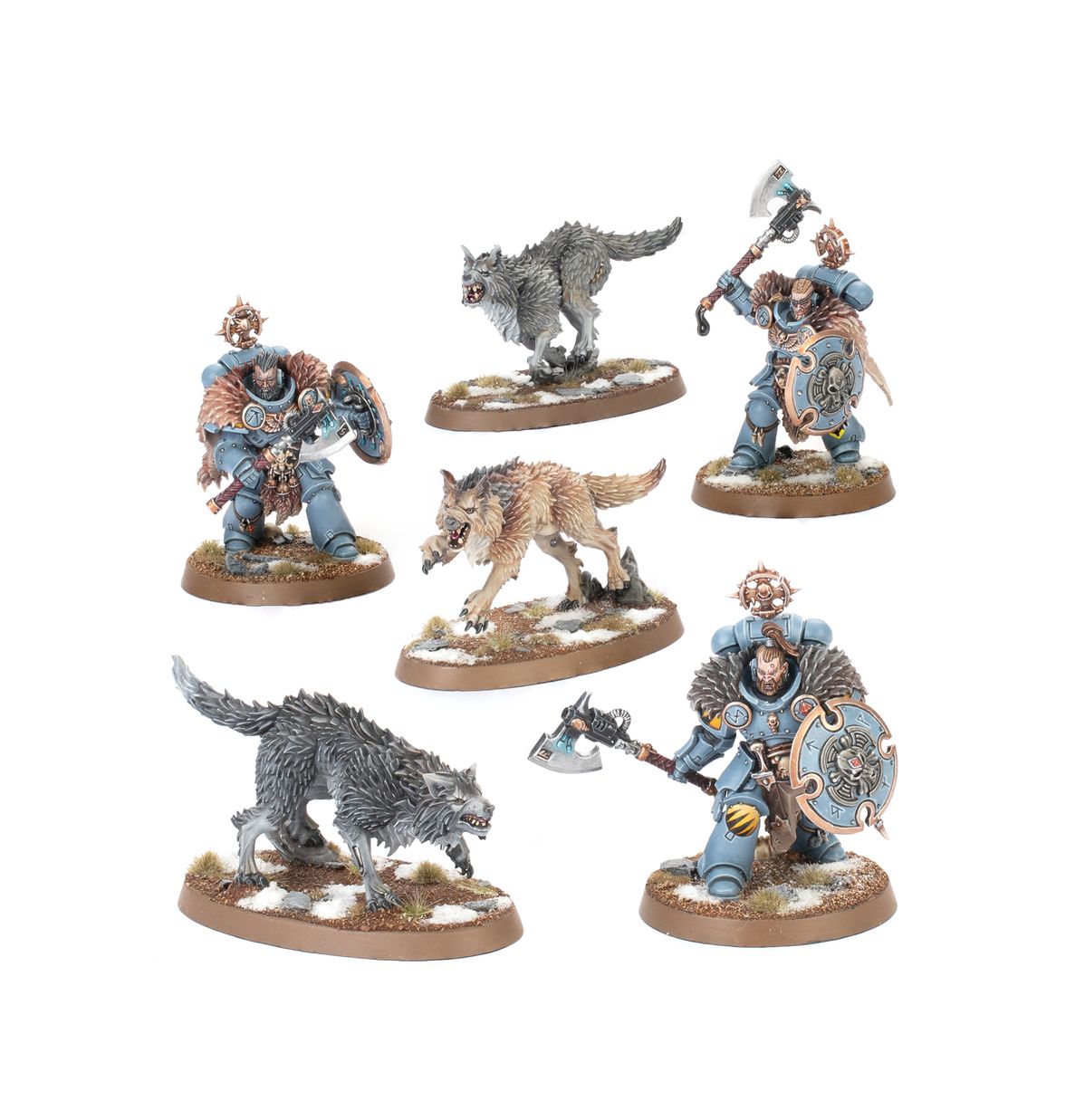 Space Wolves - Wolf guard Headtakers