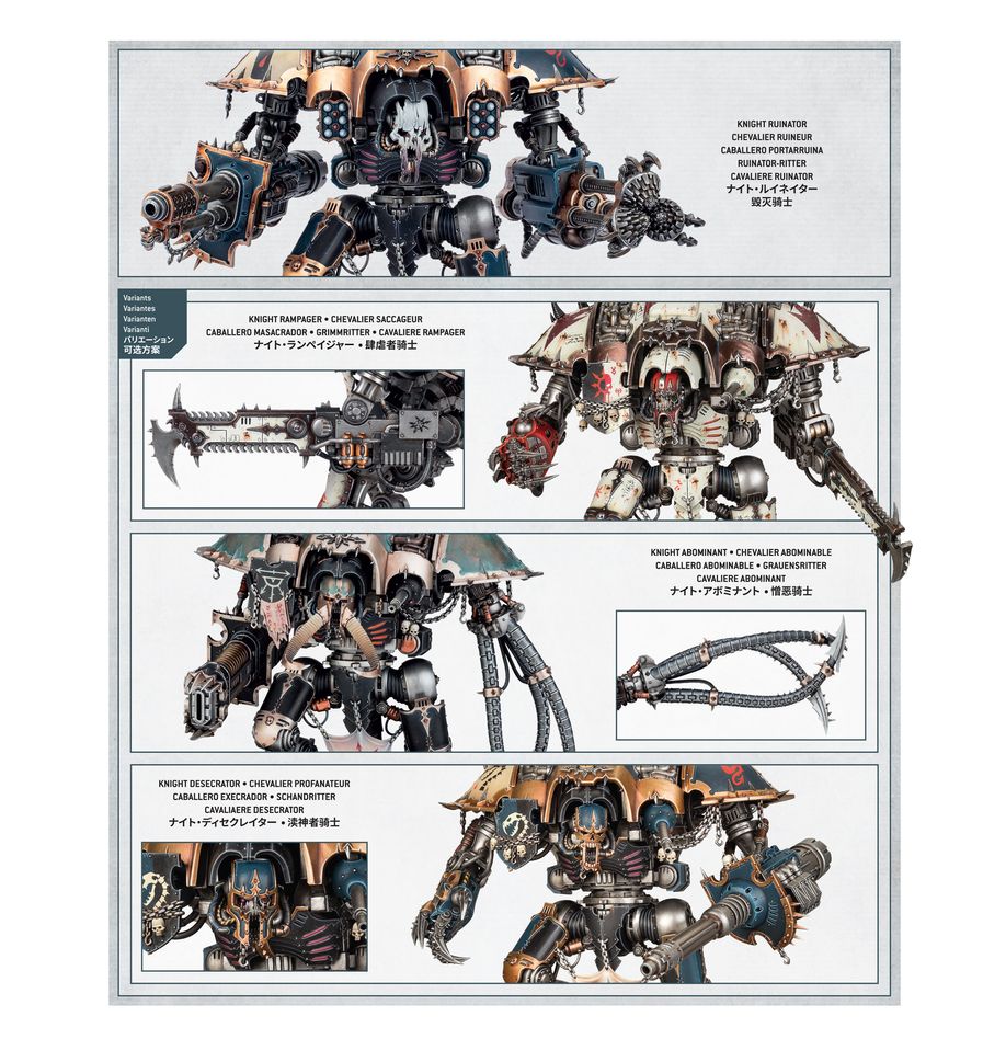 Warhammer 40,000 Chaos Knights Knights Ruinator